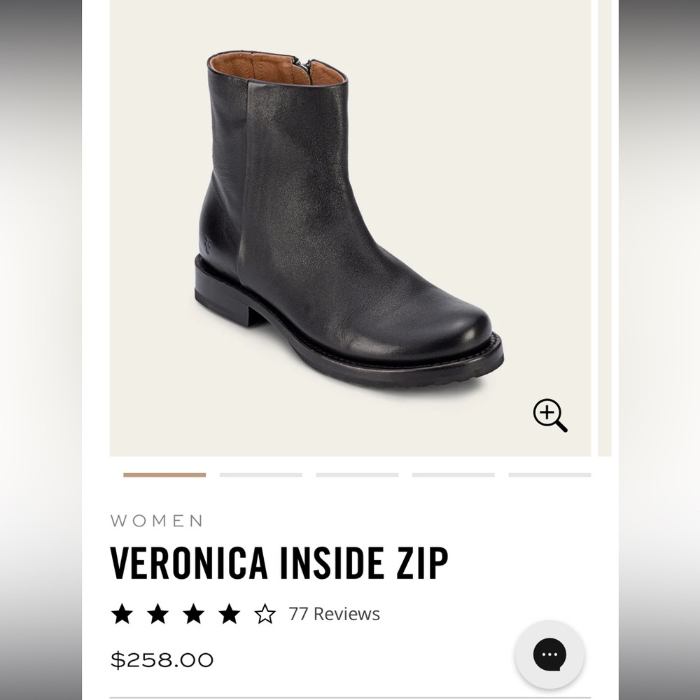 Frye Company - Veronica Inside Zip Black
